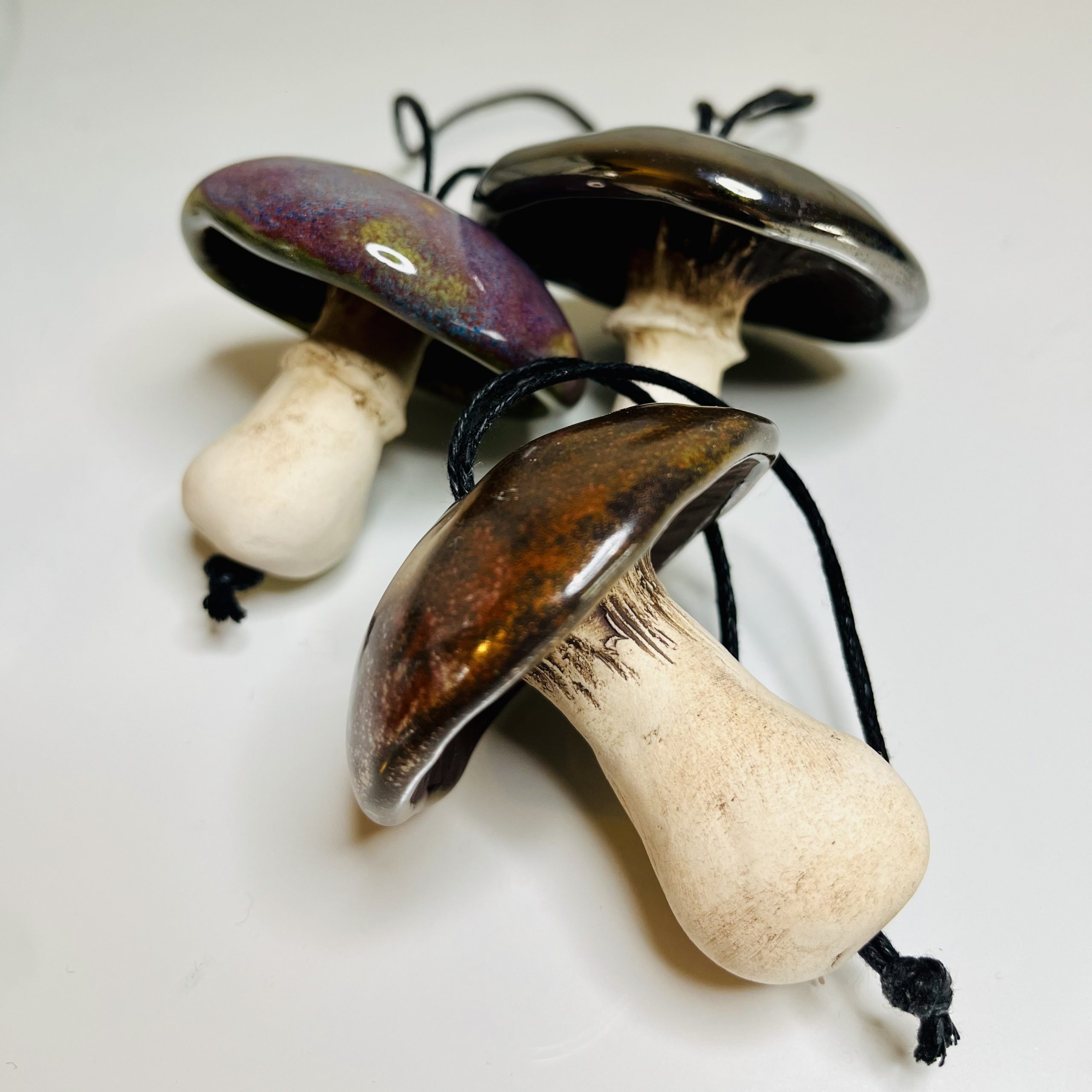 Ceramic mushrooms